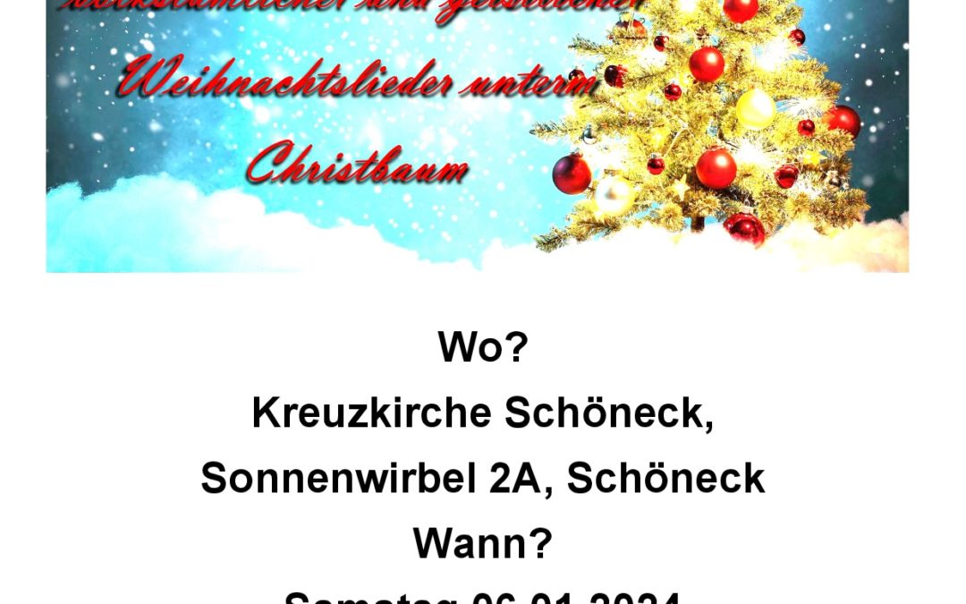 Singen unterm Christbaum