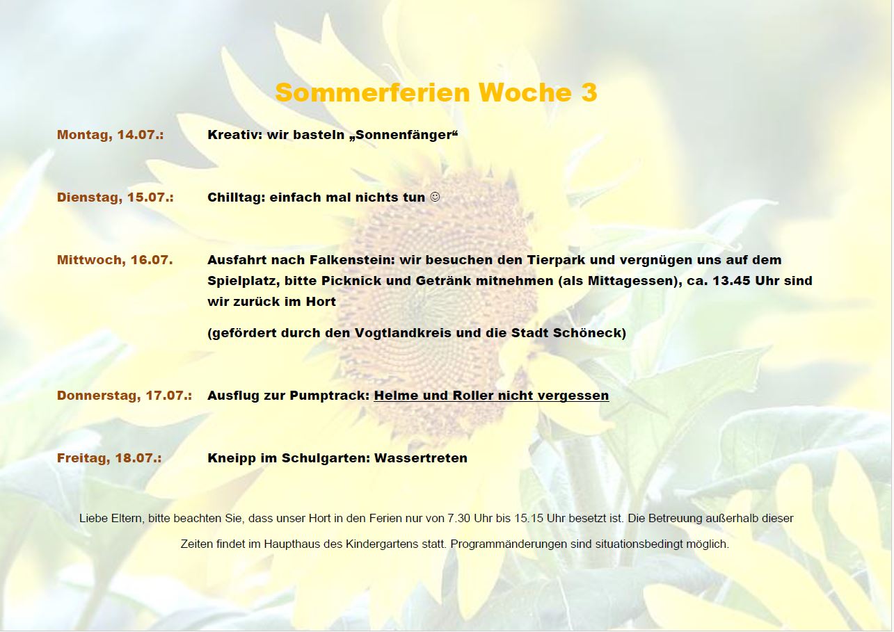 Ferienwoche 3