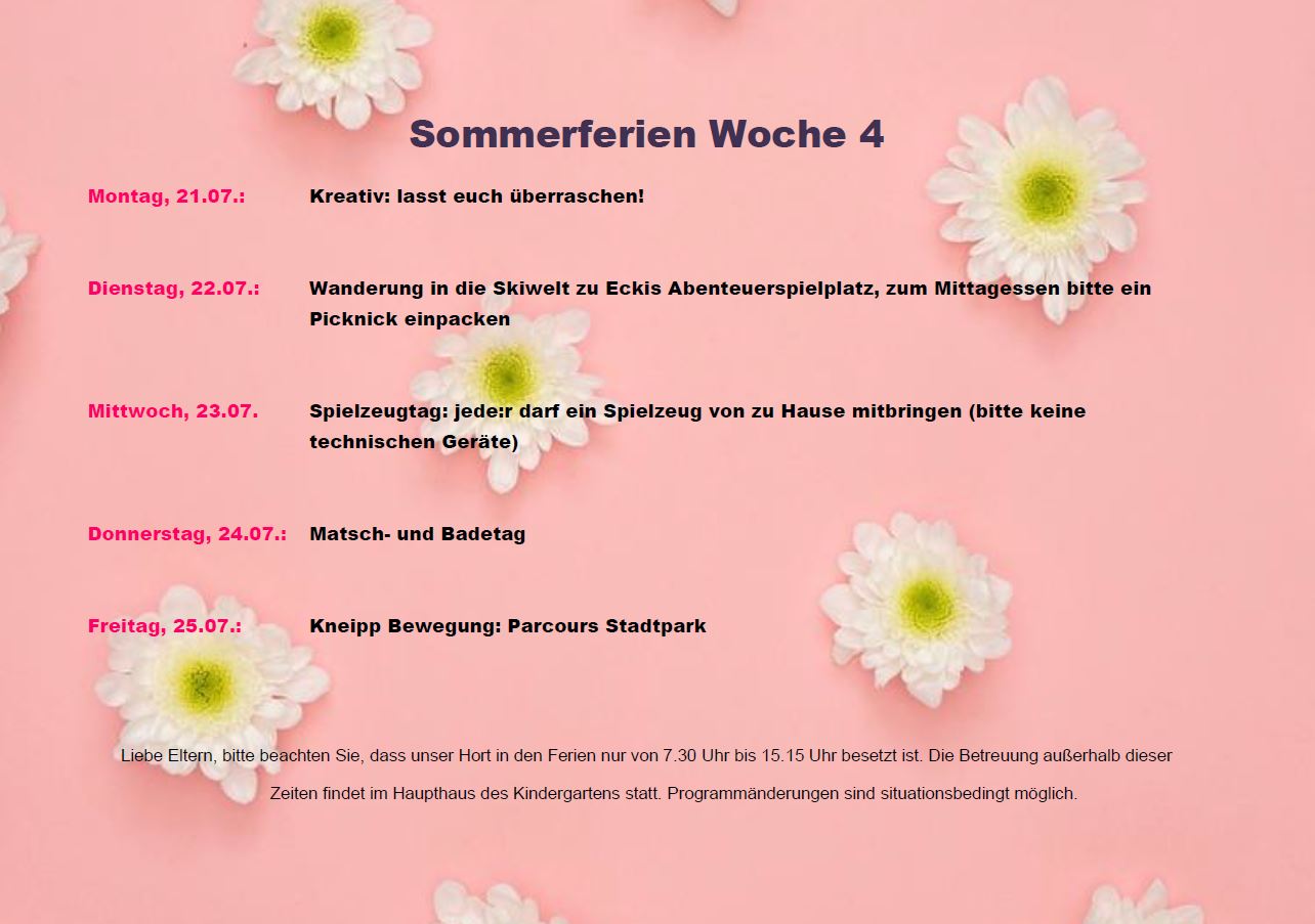Ferienwoche 4