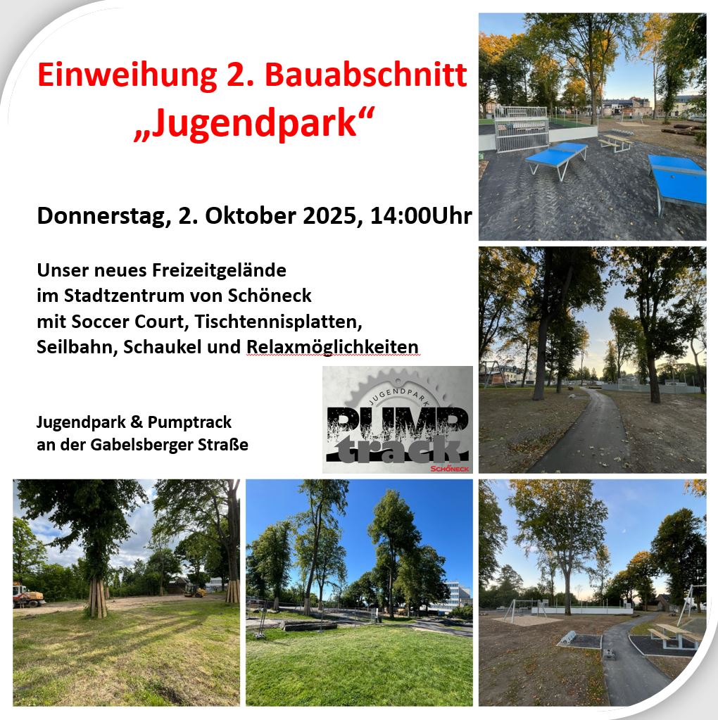 Jugendpark Eröffnung