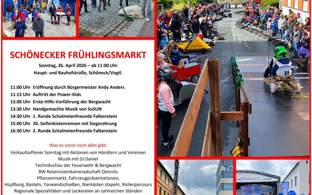 Frühlingsmarkt in Schöneck/Vogtl.