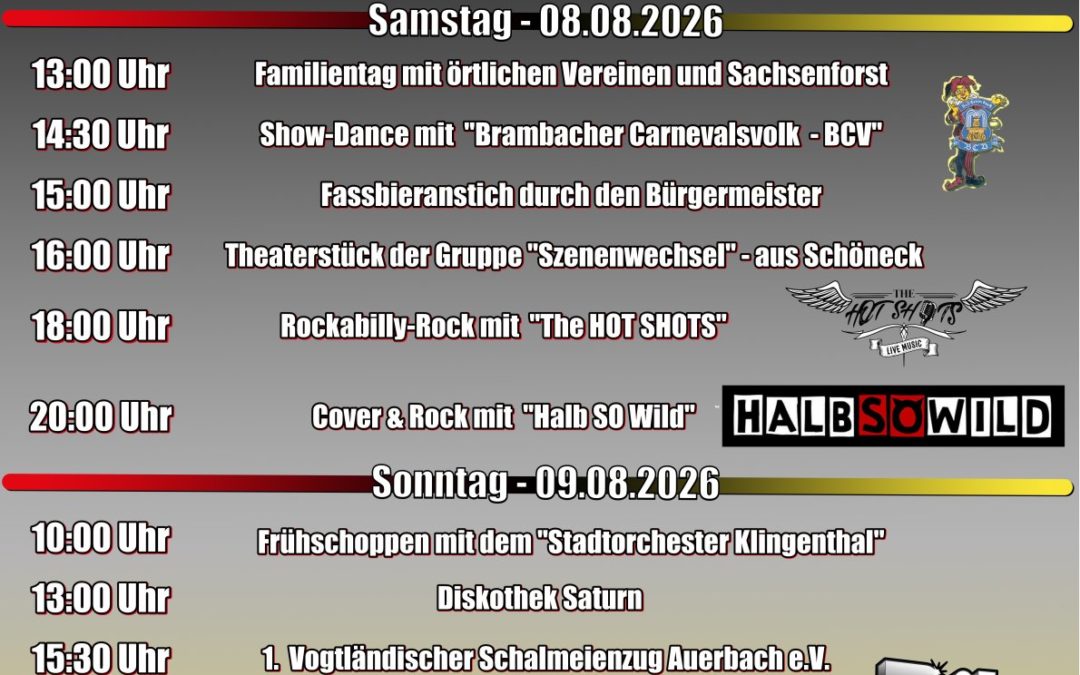 Heimatfest Schöneck 2026