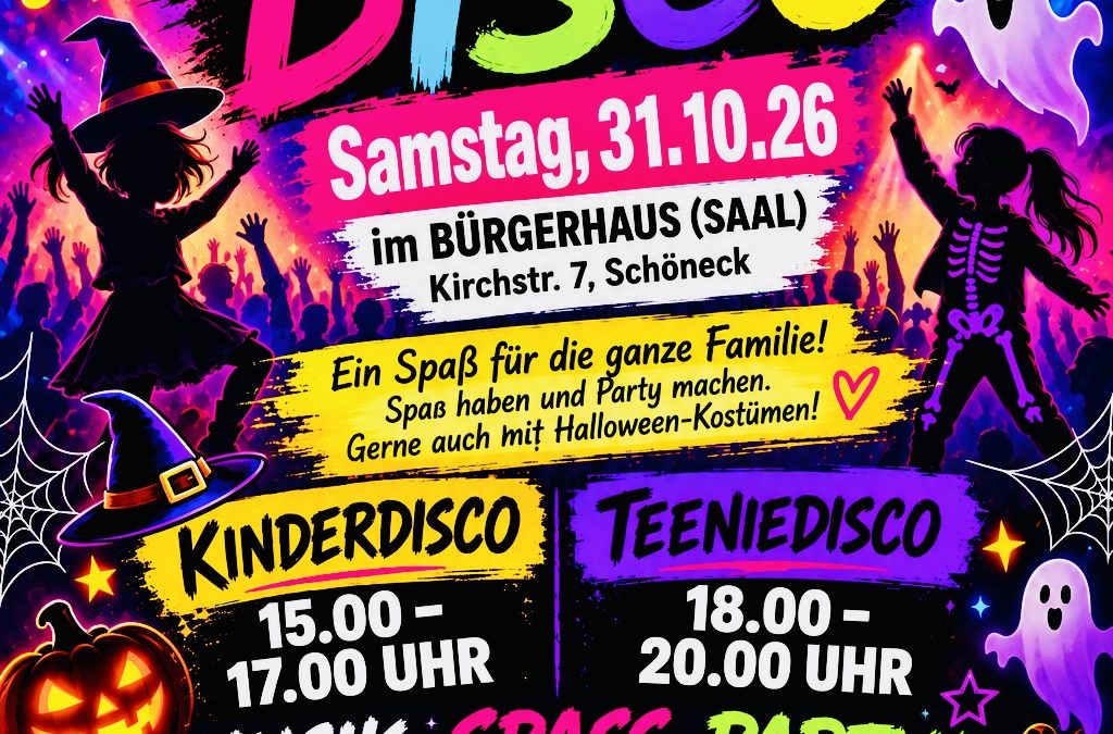 Kinder- und Teeniedisco